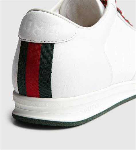 leather tennis gucci shoes vintage|Gucci inspired tennis shoes.